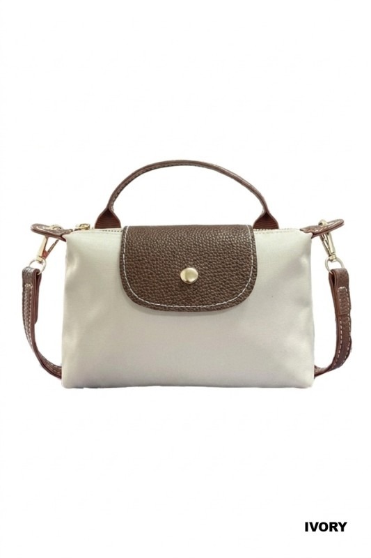 Ivory Top-Handle Bag