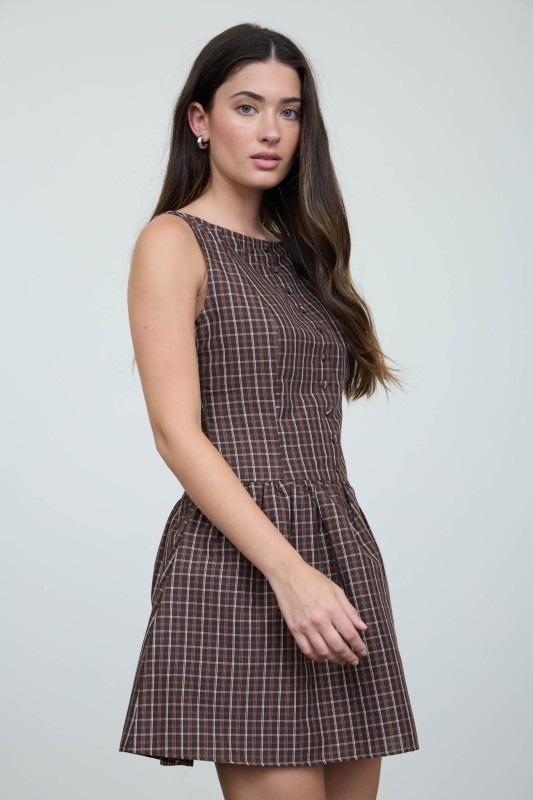 Plaid Mini Dress